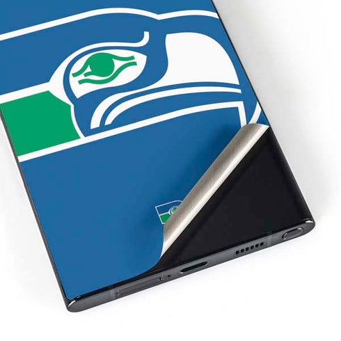 NFL Seattle Seahawks Retro Logo Galaxy S25 Ultra Skin